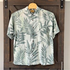Tommy Bahama Men’s 100% Linen Hawaiian Short Sleeve Button‎ Up Shirt Size XXL